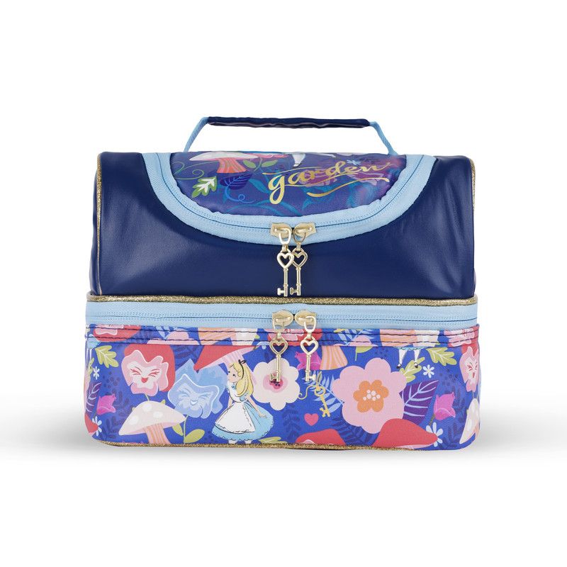 Disney - Alice In Wonderland Curious Garden Dual Compartment Lunch Bag