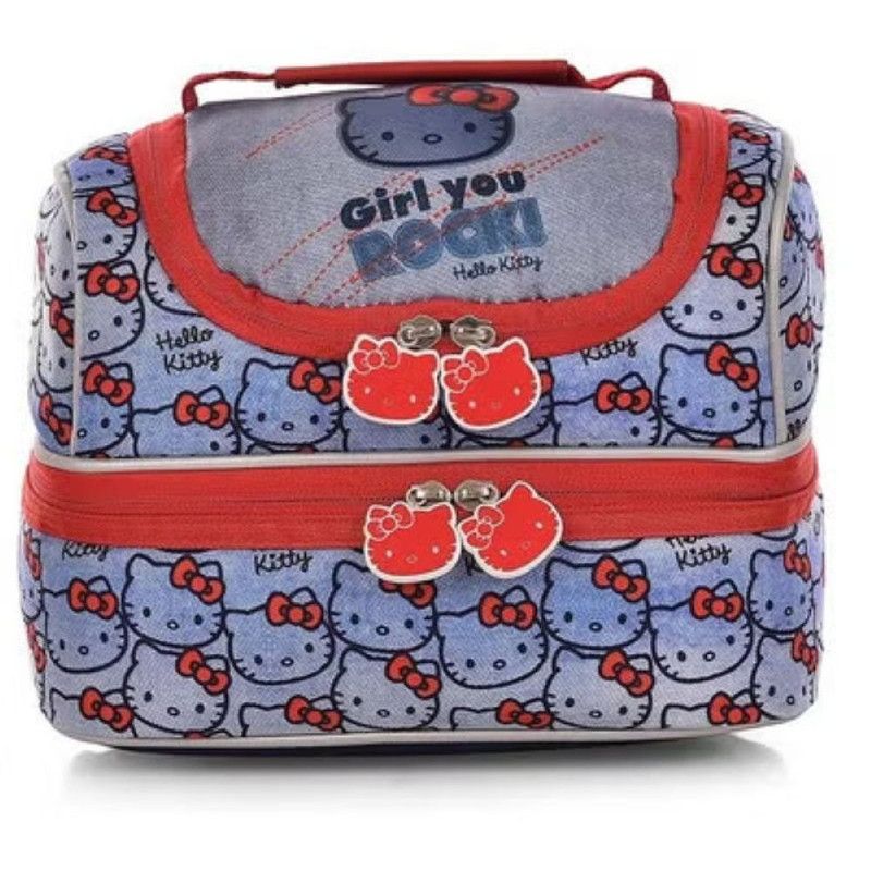 Sanrio - Hello Kitty Girl You Rock Dual Compartment Lunch Bag - Multicolor