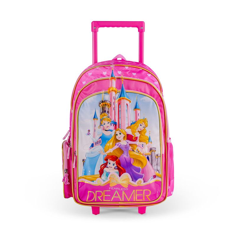 Disney - Princess Fearless Dreamer Trolley Bag - Pink - 18-Inch