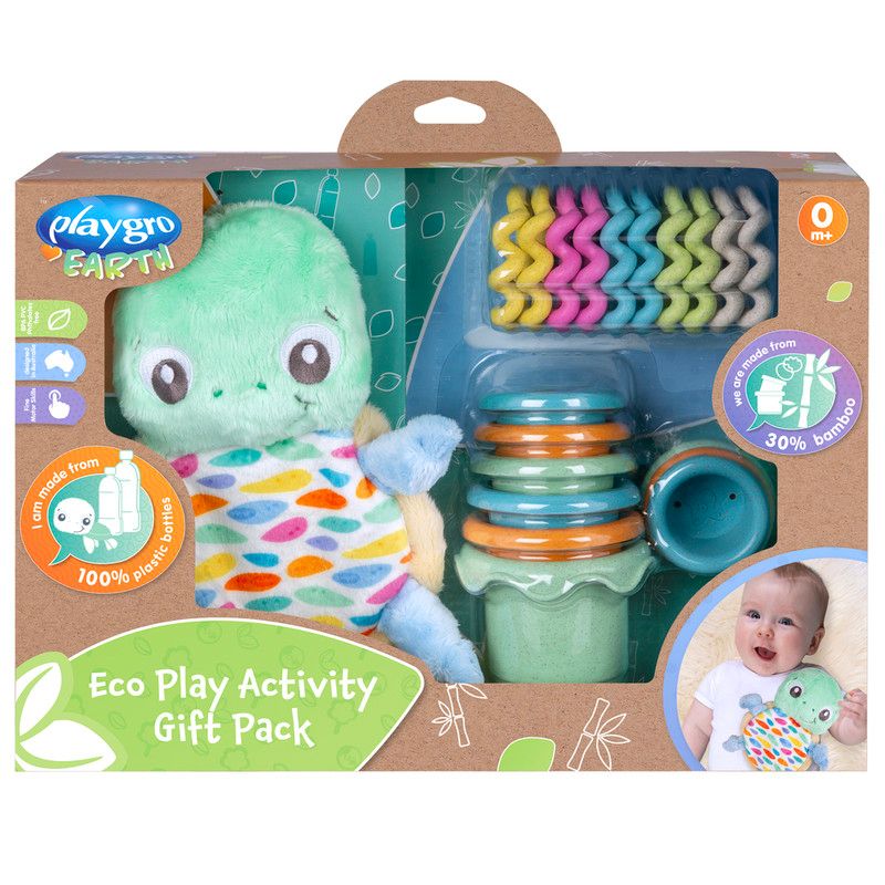 Playgro - Eco Play Activity Gift Pack Turtle