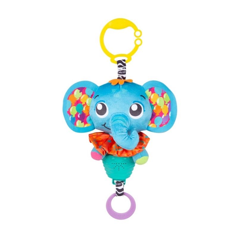 Playgro - Musical Elly Elephant Plush Hanging Toy