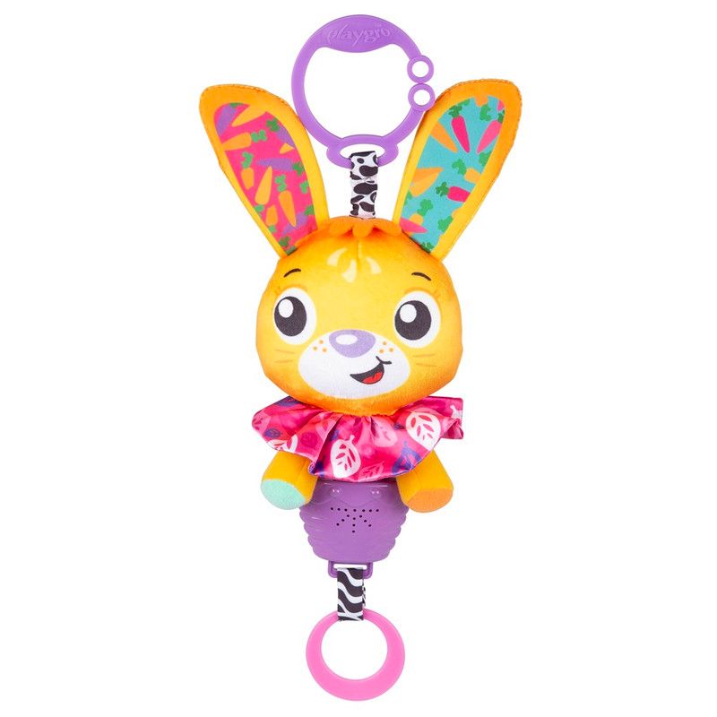 Playgro - Musical Betsy Bunny Plush Hanging Toy