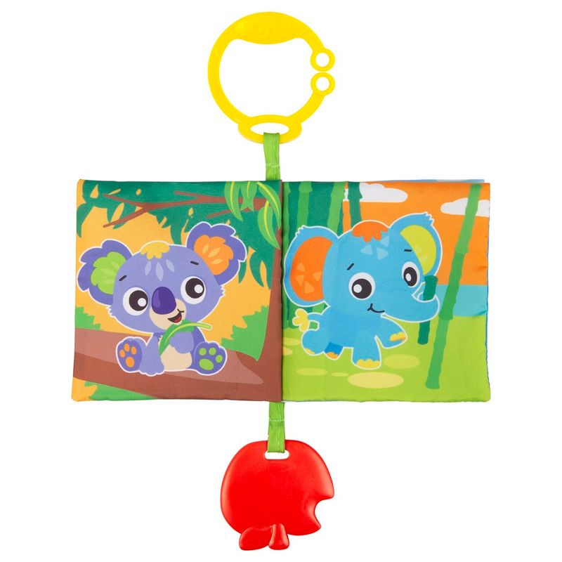Playgro - First Fun Stroller Book Hanging And Teething Toy - Design May Vary