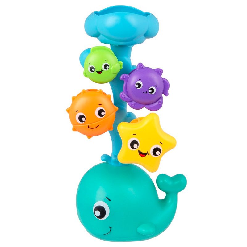 Playgro - Whirly Whale Fountain Bath Time Toy - Multicolor