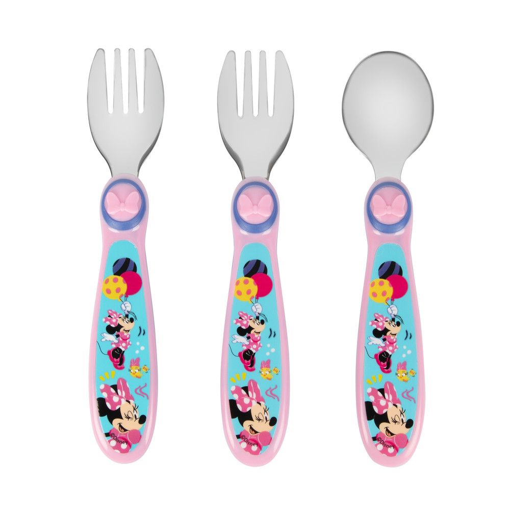 The First Years - Minnie Sculpted Flatware Set - 3 pcs