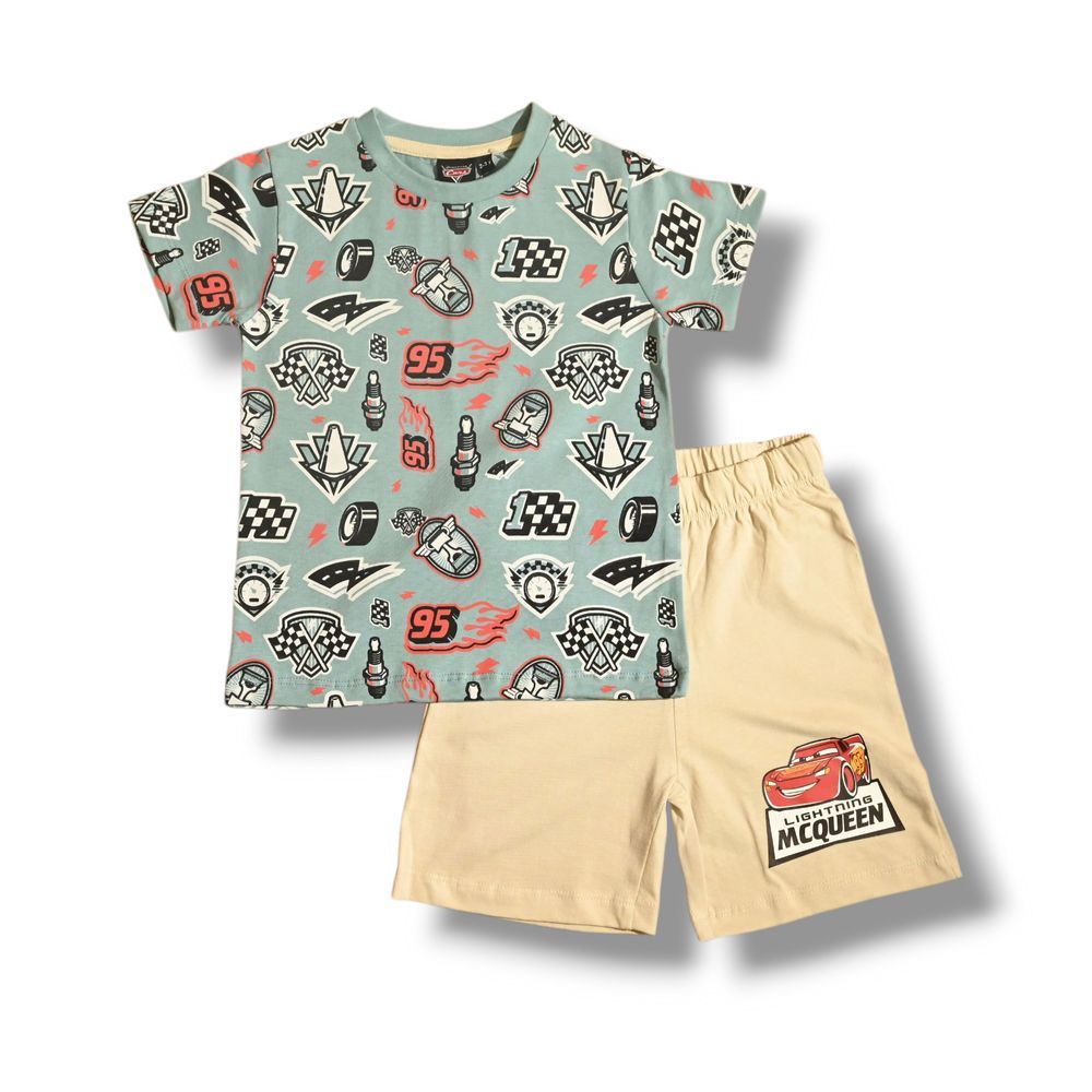 Cars - Boys T-shirt And Short Set - Multicolor