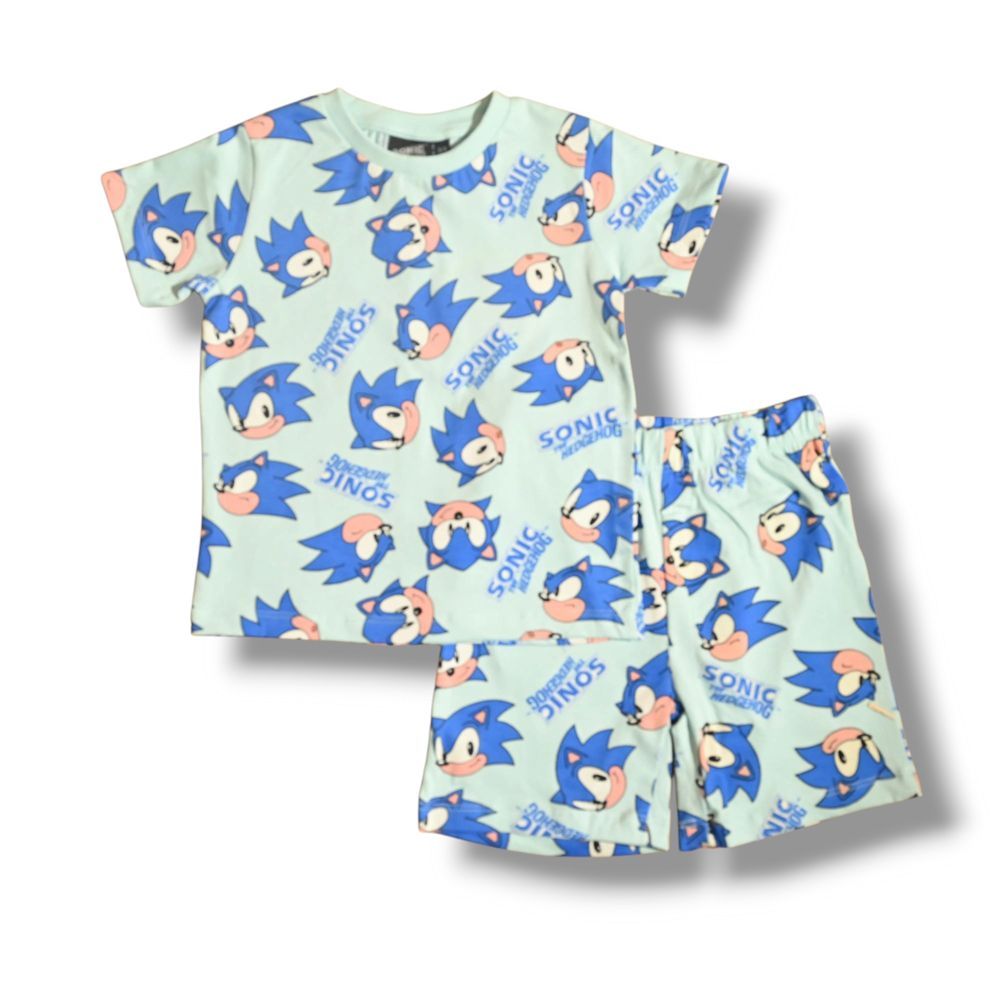 Sonic - Boys T-shirt And Short Set - Blue