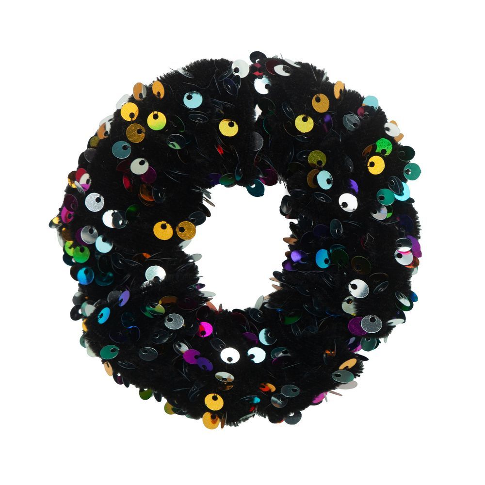 Mimi & Lula - Jazzy Sequined Scrunchie - Black