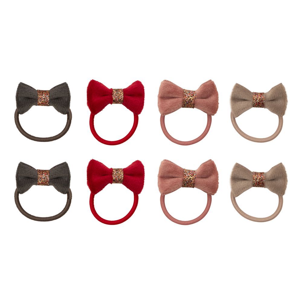 MiMi & LULA - Christmas Velvet Bow Ponies - 8pcs