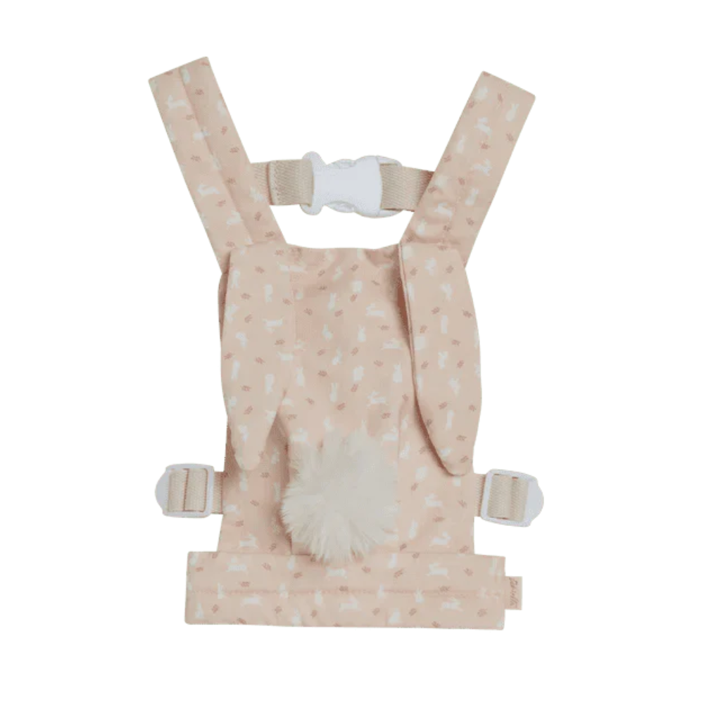Olli Ella - Dinkum Cottontail Carrier For Doll - Lapin Blush