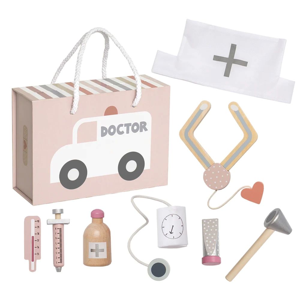 JaBaDaBaDo - Doctor's Case - 9 Pcs - Pink