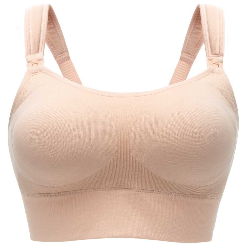 Momcozy - All-in-One Super Flexible Pumping Bra - Beige