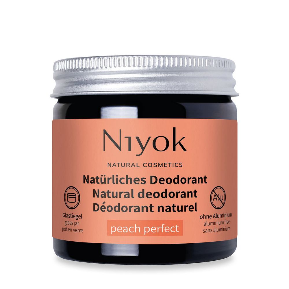 Niyok - 2-In-1 Natural Deodorant Cream - Peach Perfect - 40 ml