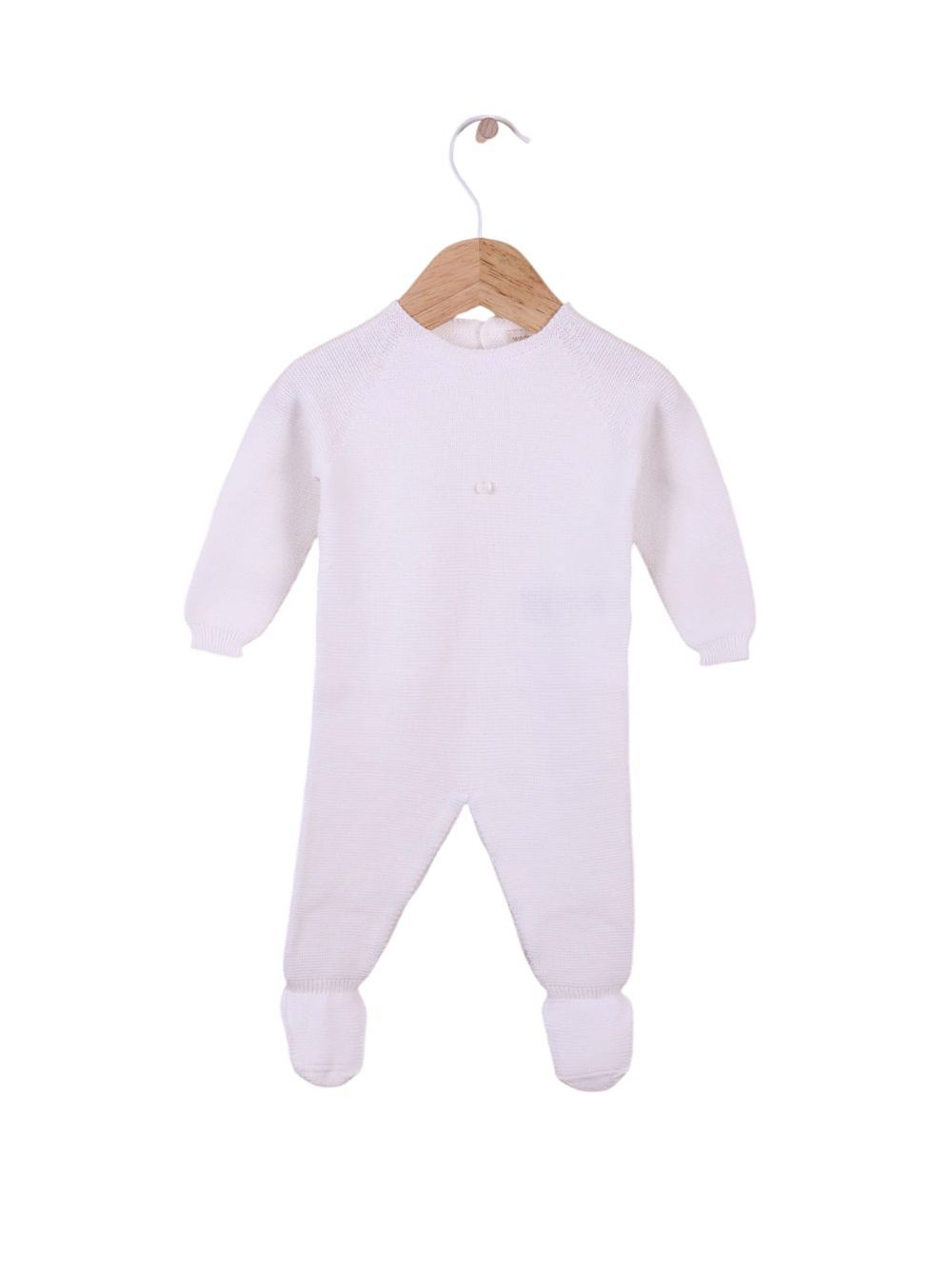 Wedoble - Organic Cotton Knitted Onesie - Pearl
