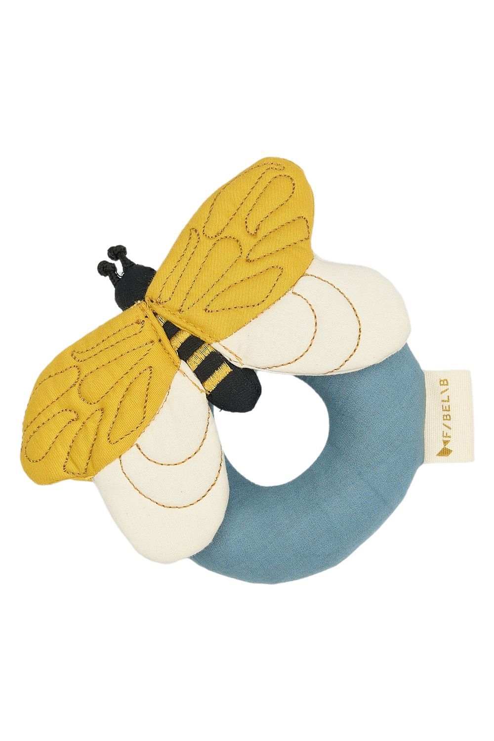 Fabelab - Organic Cotton Rattle - Bee