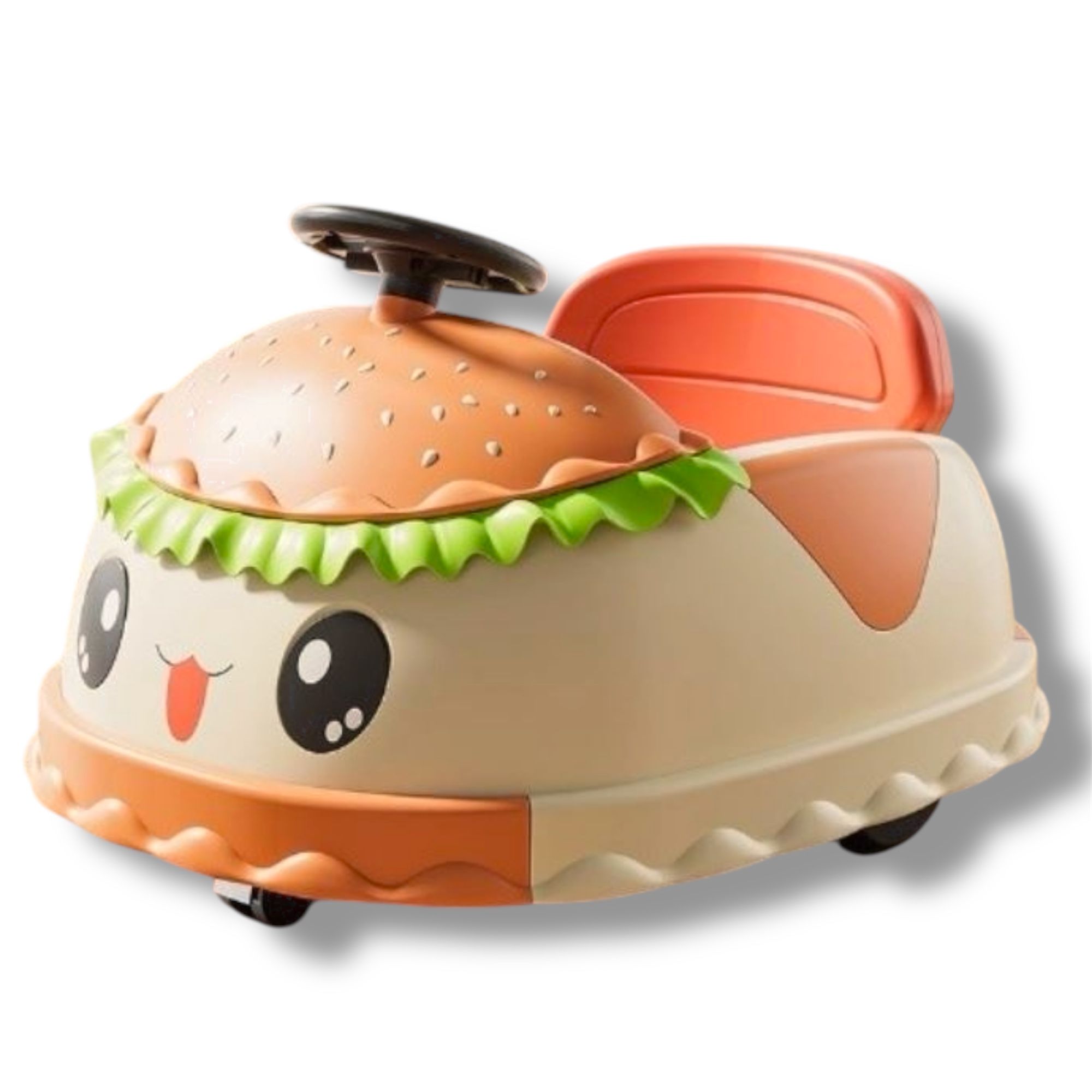 Ukr - Kids Ride-On Burger With 360 Degree Rotation