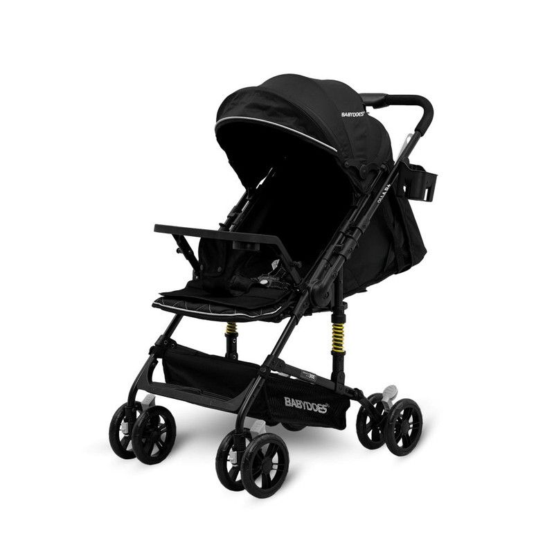 Babydoes - Olla R + Baby Stroller Reversible Handle - Black