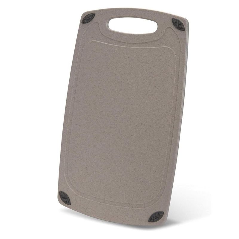 Fissman - Ultra-Thin Plastic Cutting Board - Juice Groove & Non-Slip Bottom - 40cm
