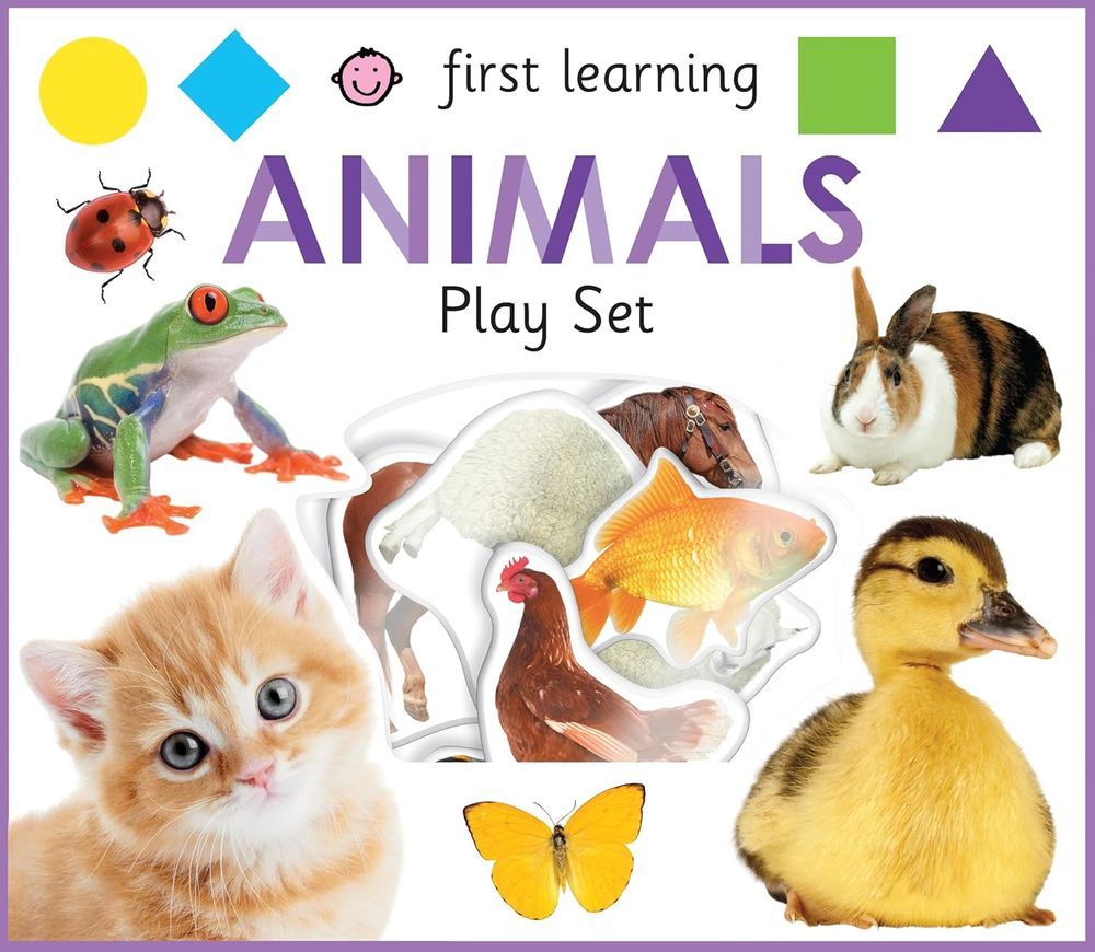 Priddy Books - First Learning Play Set: Animals