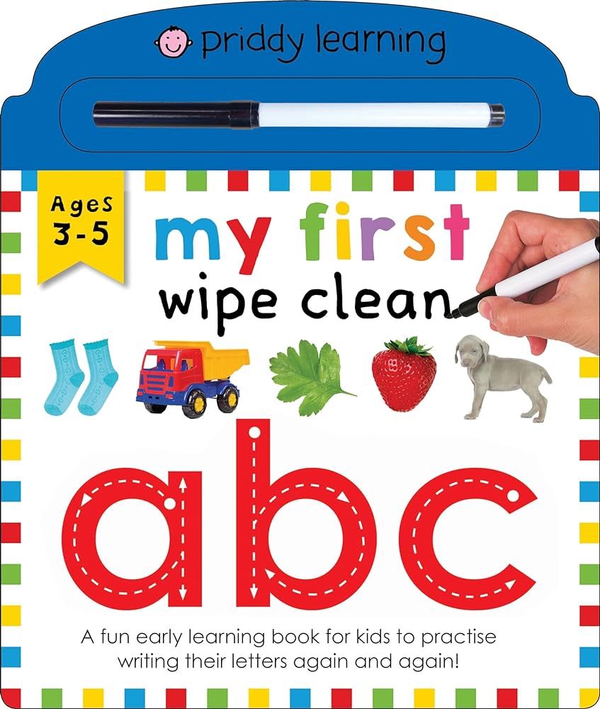 كتاب My First Wipe Clean ABC