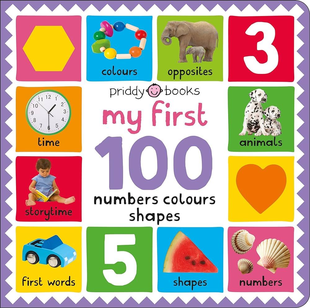 أول 100 رقم وألوان وأشكال