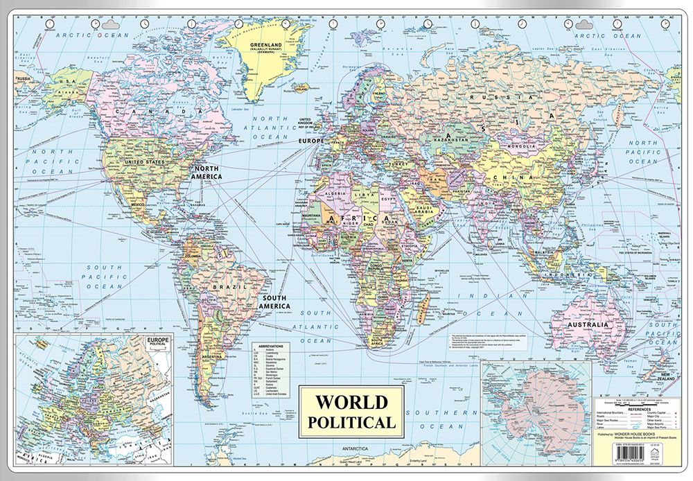 Prakash Books - World Political Map