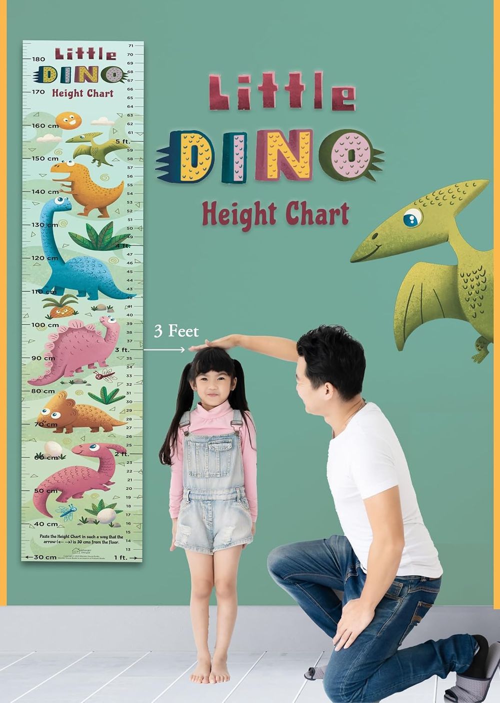 كتاب Little Dino Height Chart