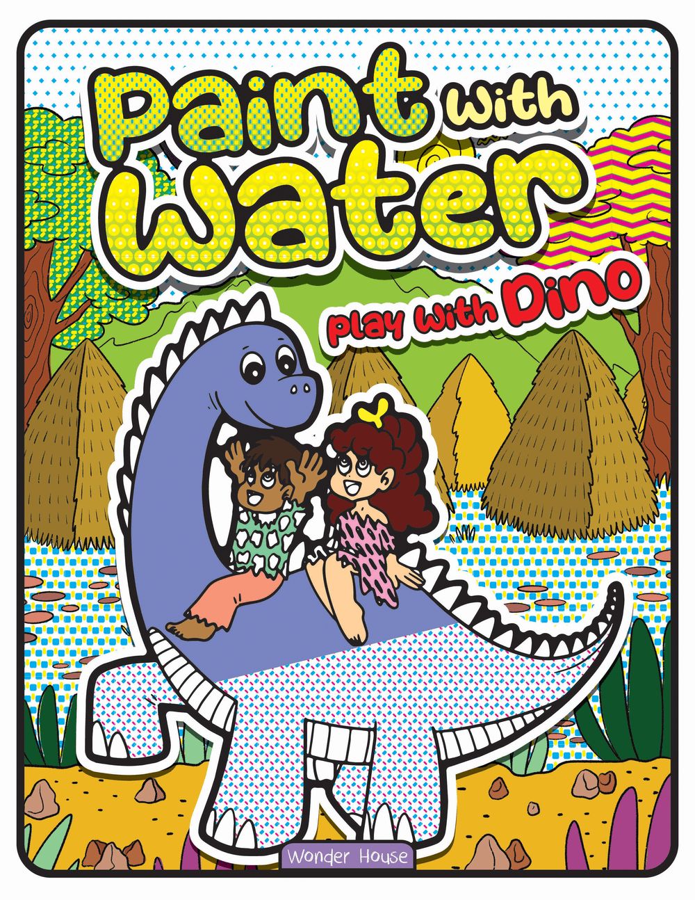 Prakash Books - Paint With Water Play With Dinosaur