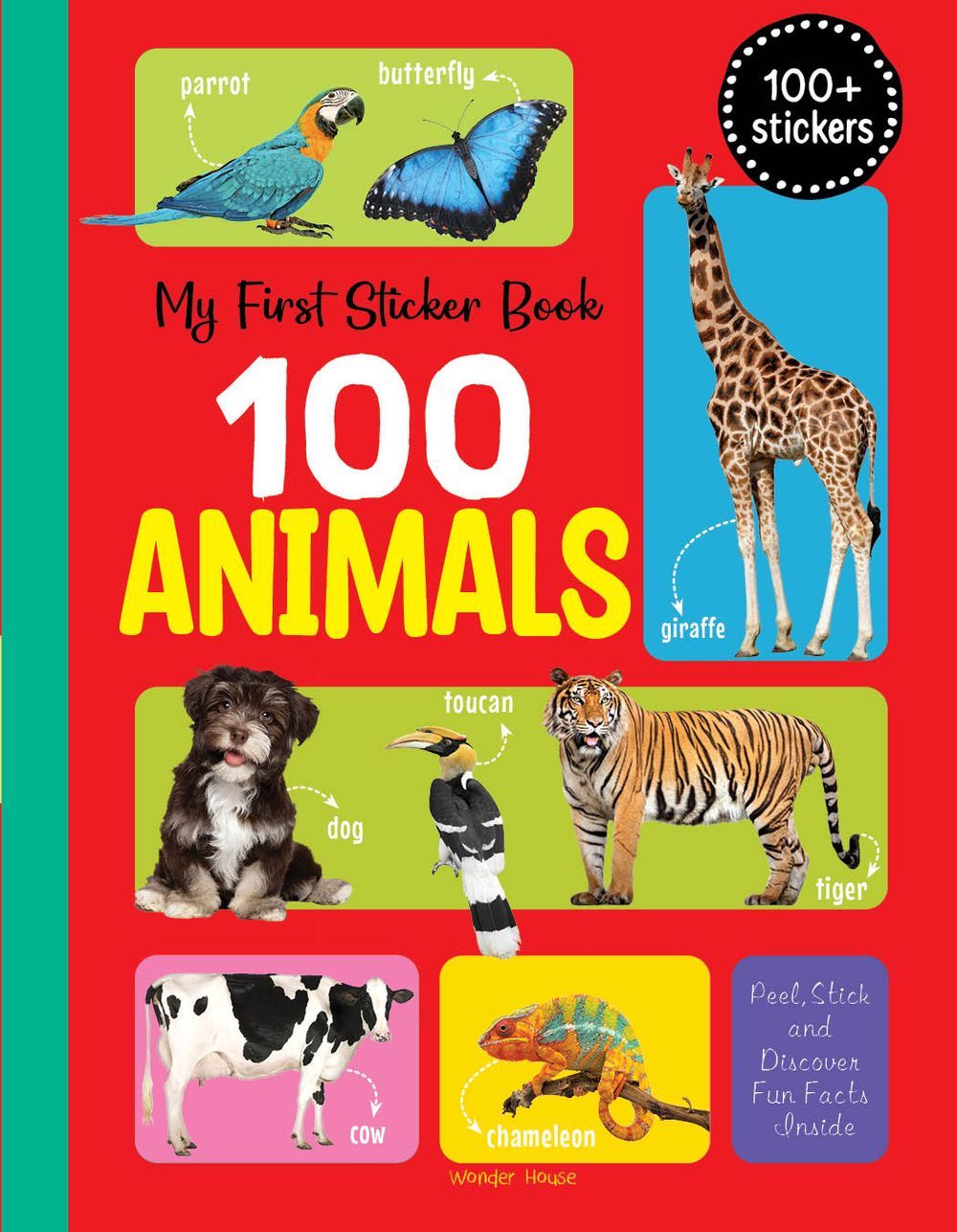 Prakash Books - My First 100 Animals Stickers Book