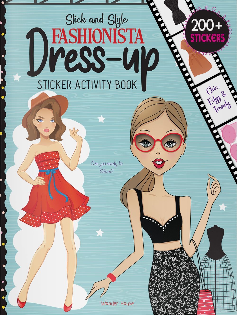 Prakash Books - Stick And Style Fashionista Dress-Up Sticker Activity Book