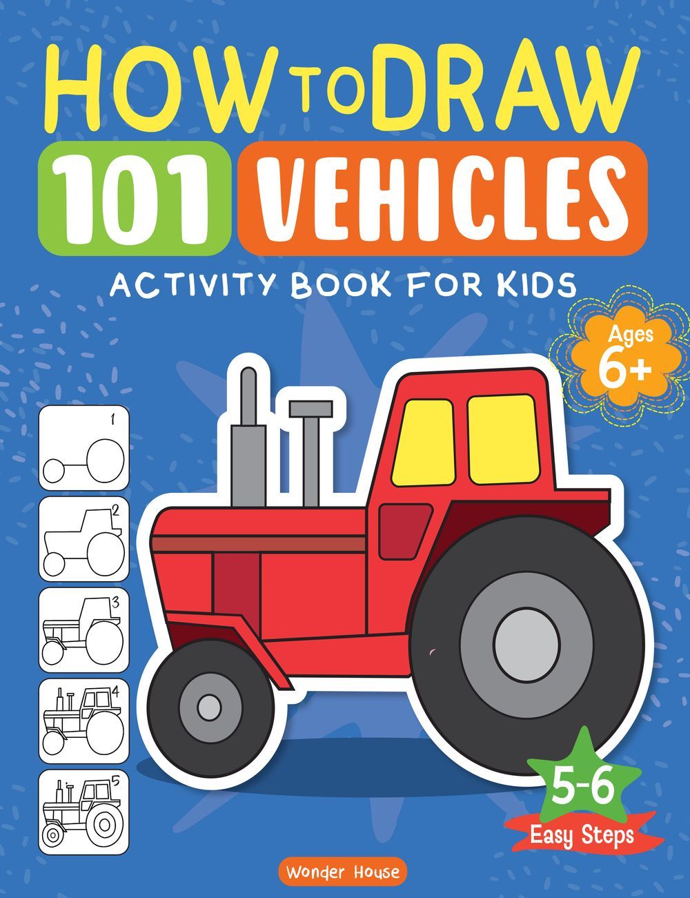 كتاب How To Draw: 101 Vehicles Activity Books