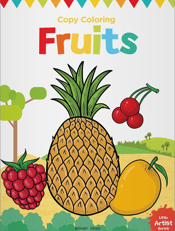 Prakash Books - Little Artist Series Fruits: Copy Colour Books