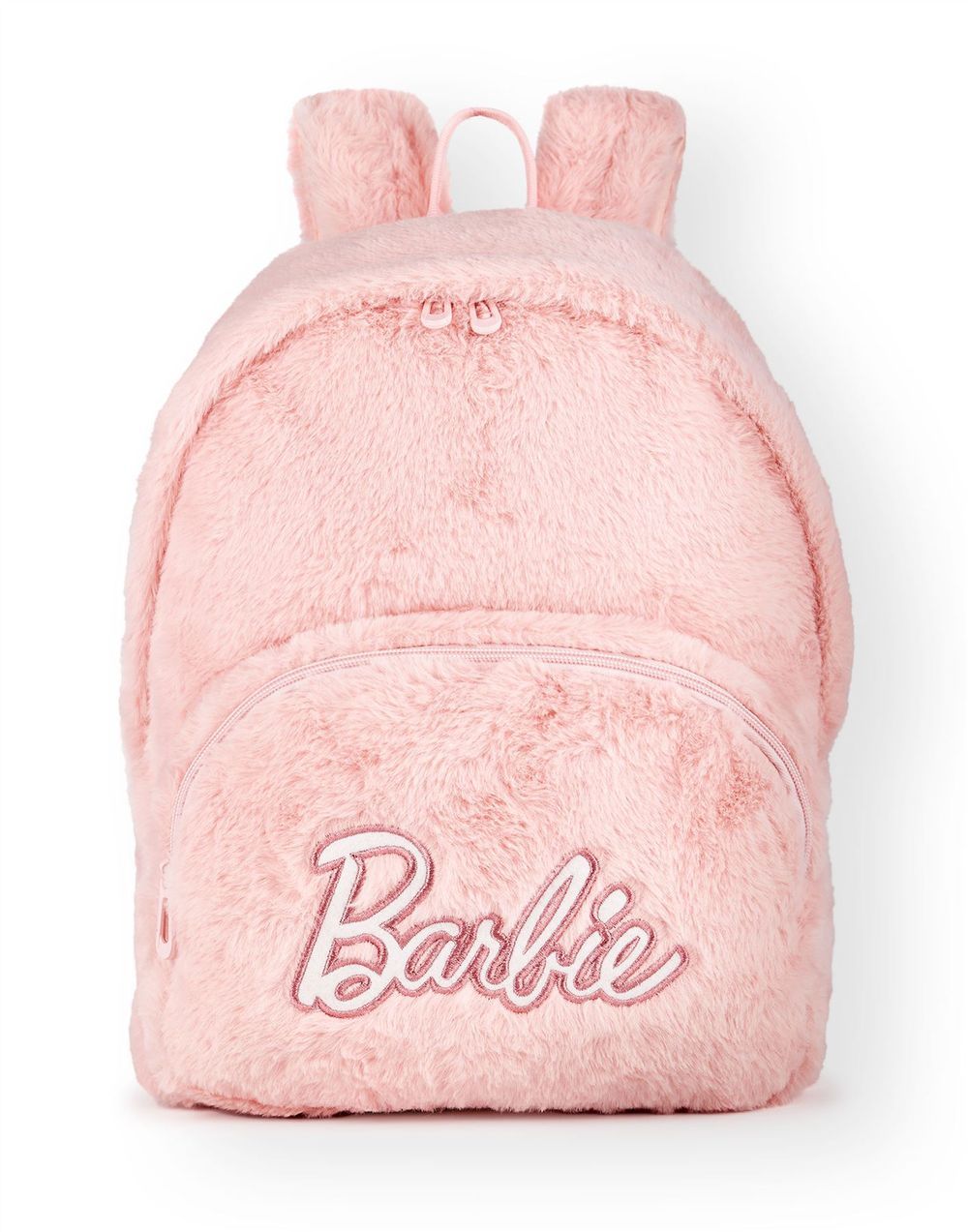 Bamboo Bark - Girls' Barbie Furry Backpack - Pink