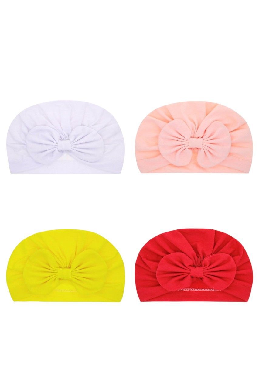 Bambimici - Tinytwist Baby Turban - Set D - Pack of 4