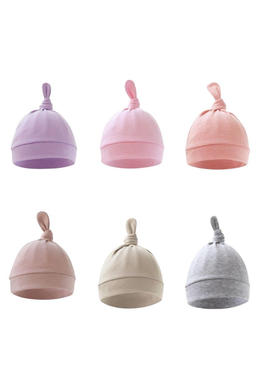 Bambimici - Tinytops Baby Beanies G - Pack of 6