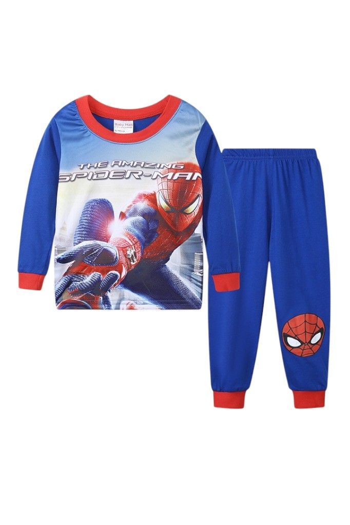 Daniel - 2pc-Set - Boy's Spider-Man Swing Into Dreams Pyjama Top And Pants - Multicolor