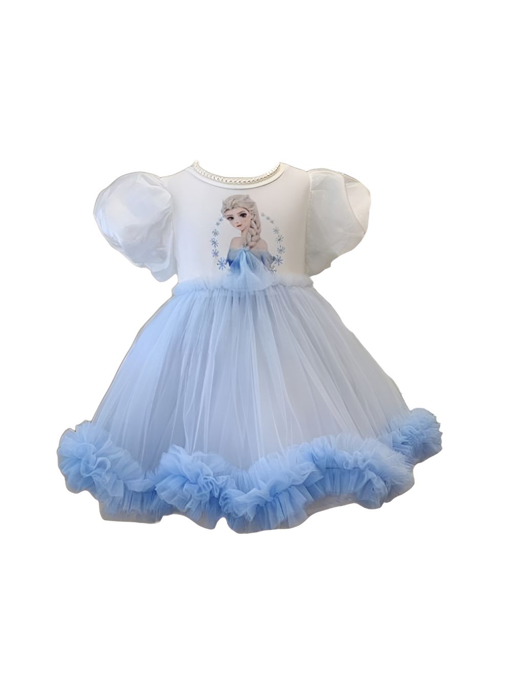 D' Daniela - Elsa Twinkle Princess Tulle Dress - Blue