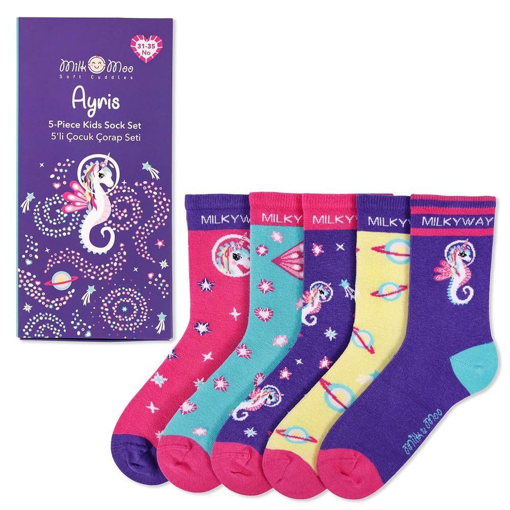 Milk&moo - Kids Socks - Ayris - Pack of 5