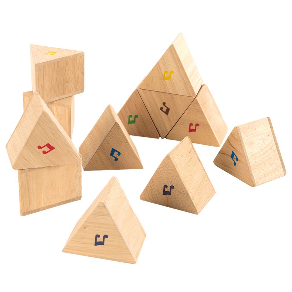 TTS - Sound And Colour Matching Sensory Blocks - 12pcs
