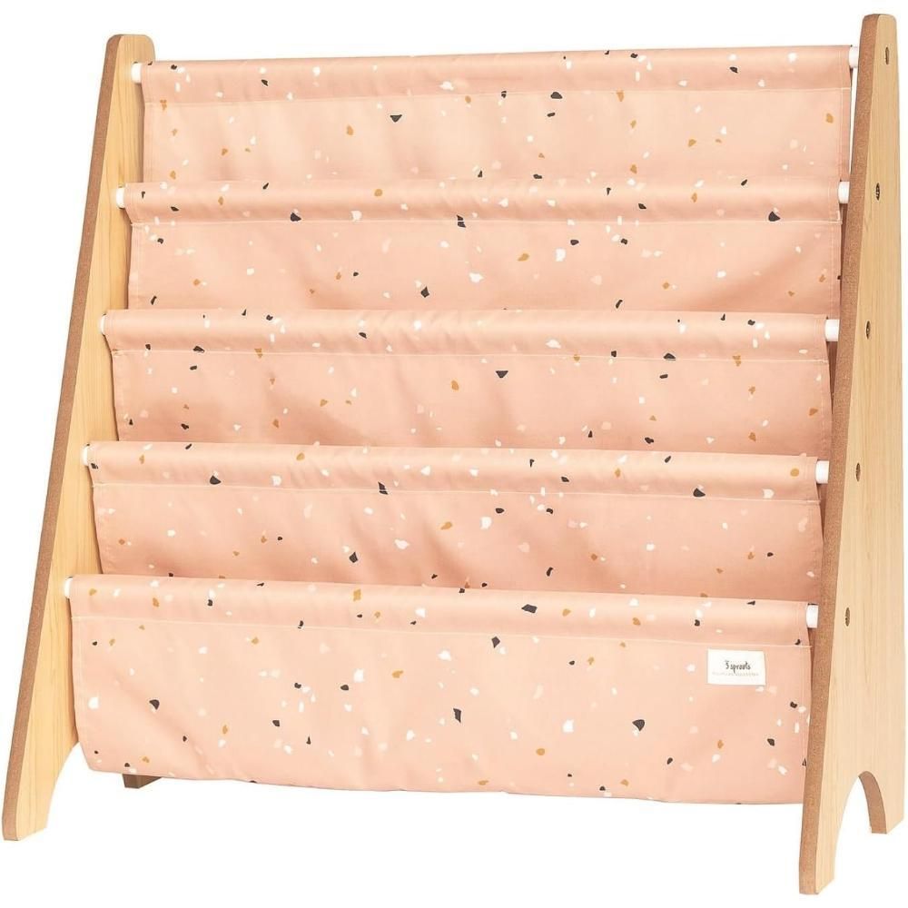3 Sprouts - Recycled Book Rack - Terrazzo Clay