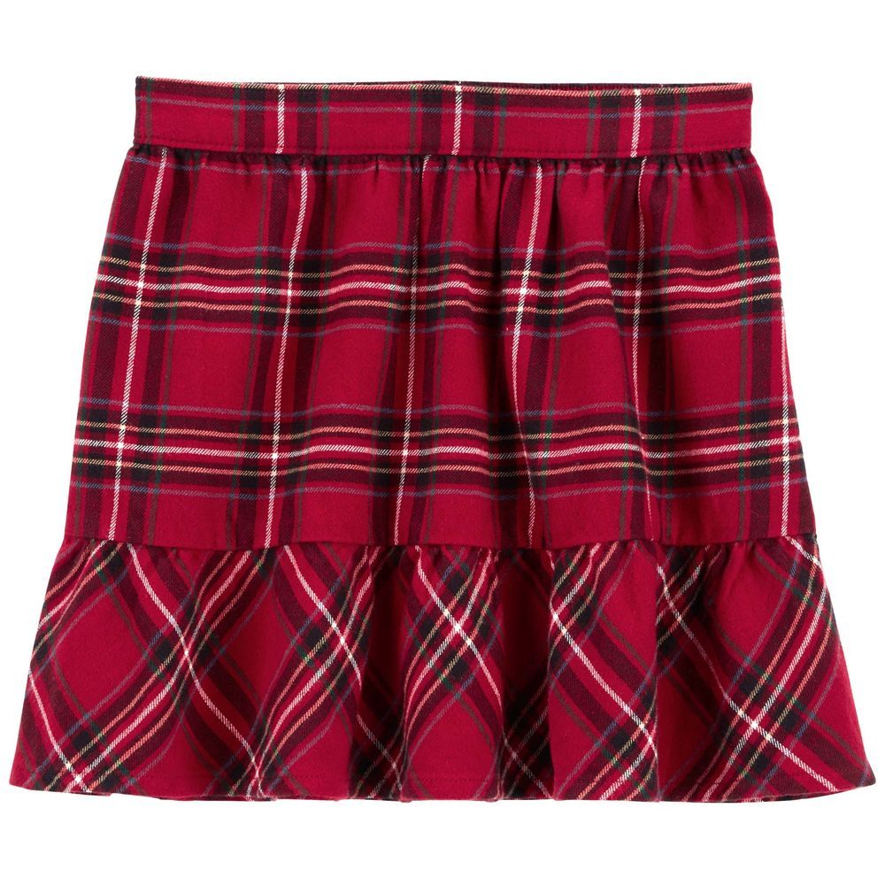 Carters - Plaid Twill Flannel Skirt - Plaid