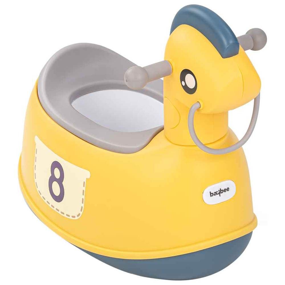 Baybee - Ponyta Baby Potty Seat With Closing Lid - Yellow