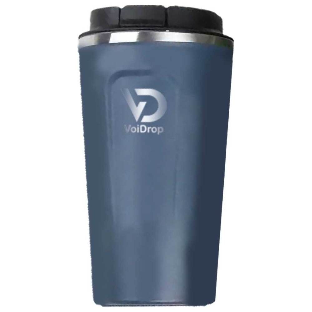 Voidrop - Insulated Tumbler Coffee Travel Mug w/ Lid - Charcoal Blue - 500 ml