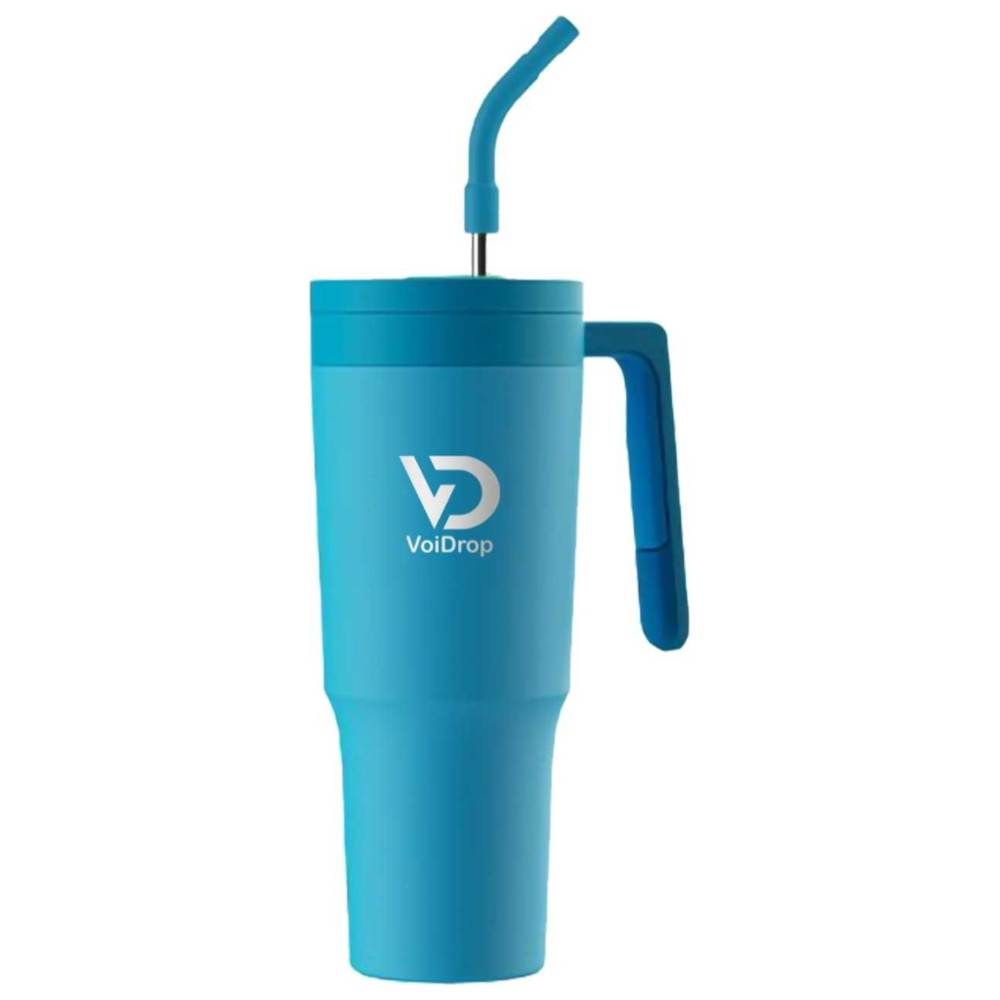 Voidrop - FlowState Insulated Travel Mug w/ Straw Lid - Sea Blue - 1200 ml
