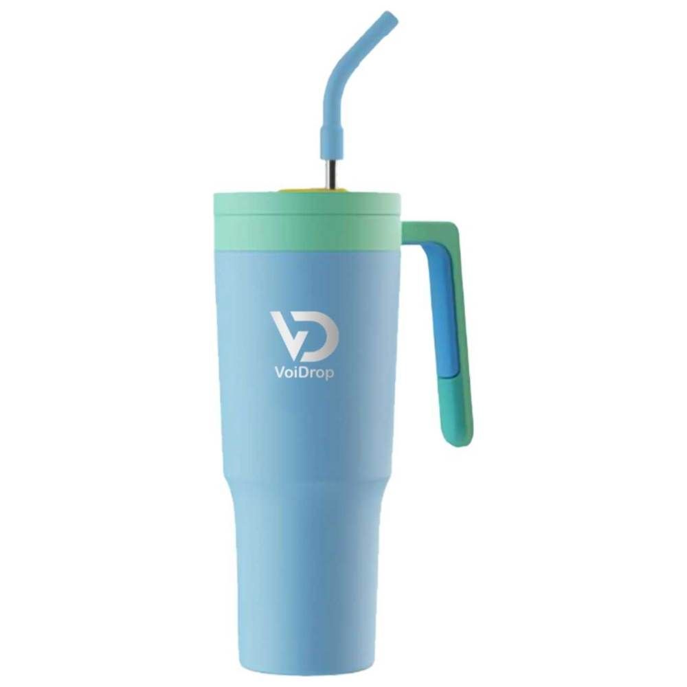 Voidrop - FlowState Insulated Travel Mug w/ Straw Lid - Sky Blue - 1200 ml