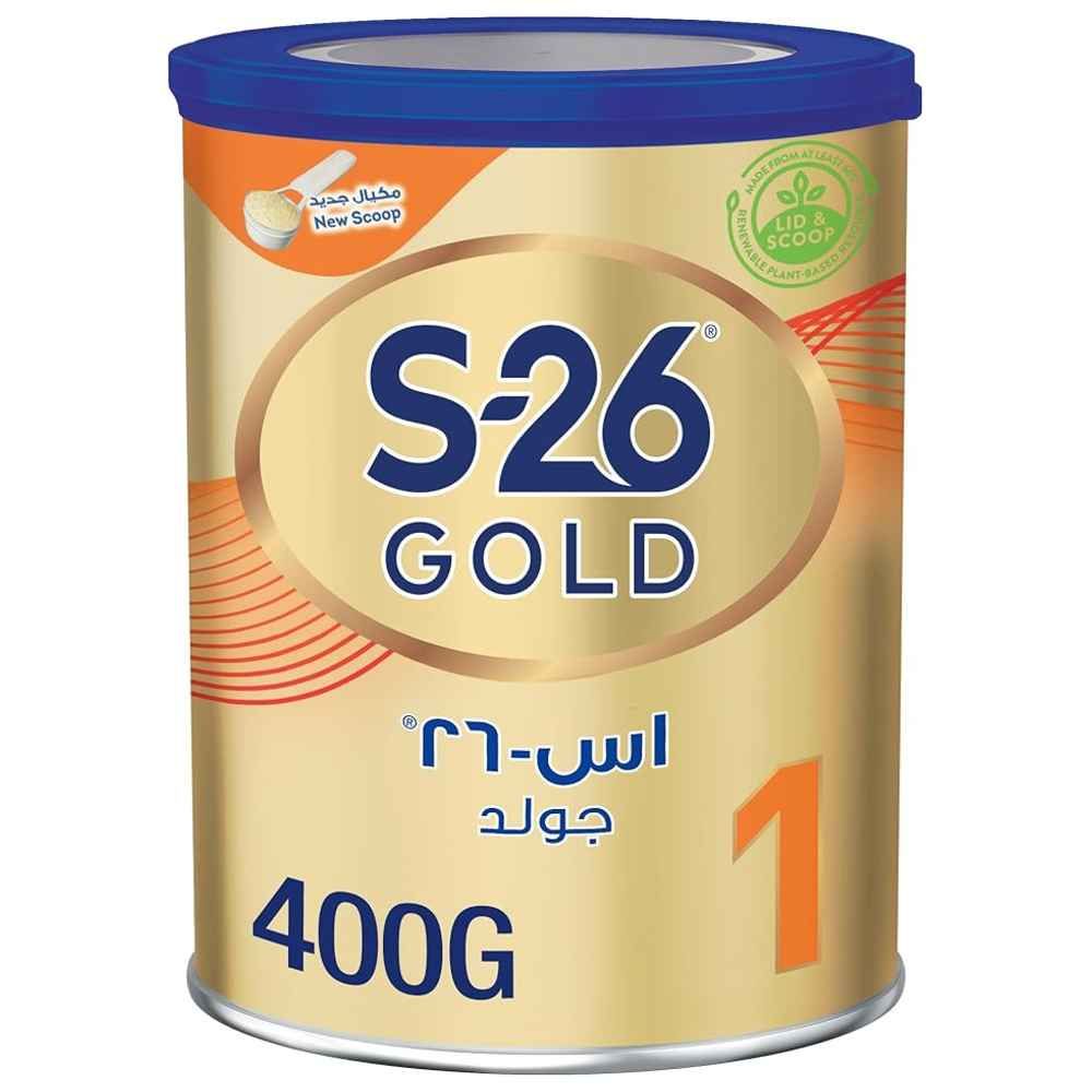 أس26 - مسحوق حليب الأطفال جولد المرحلة 1 - 400 جم