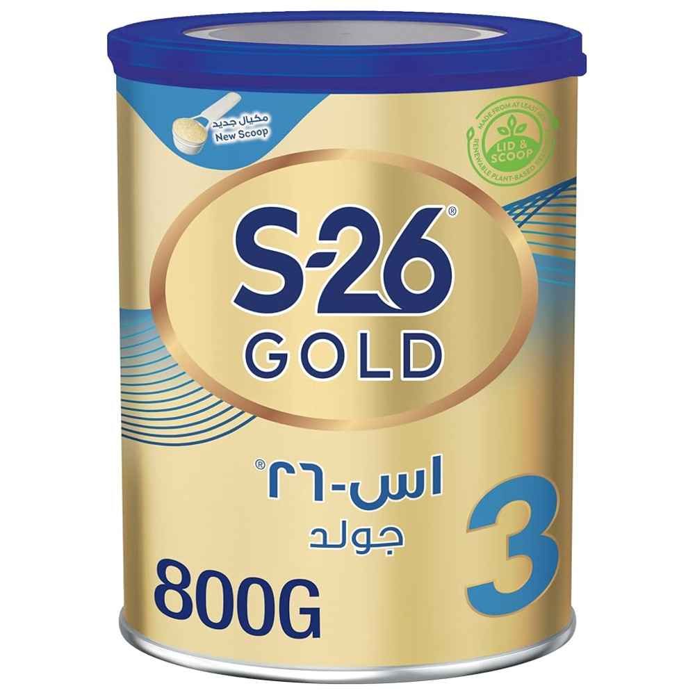 S26 - Toddlers Gold Stage 3 Milk Formula - 800 gm
