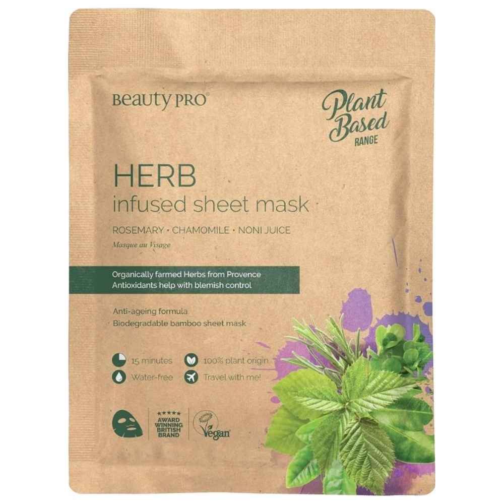 Beautypro - Herb Infused Face Sheet Mask - 22 ml
