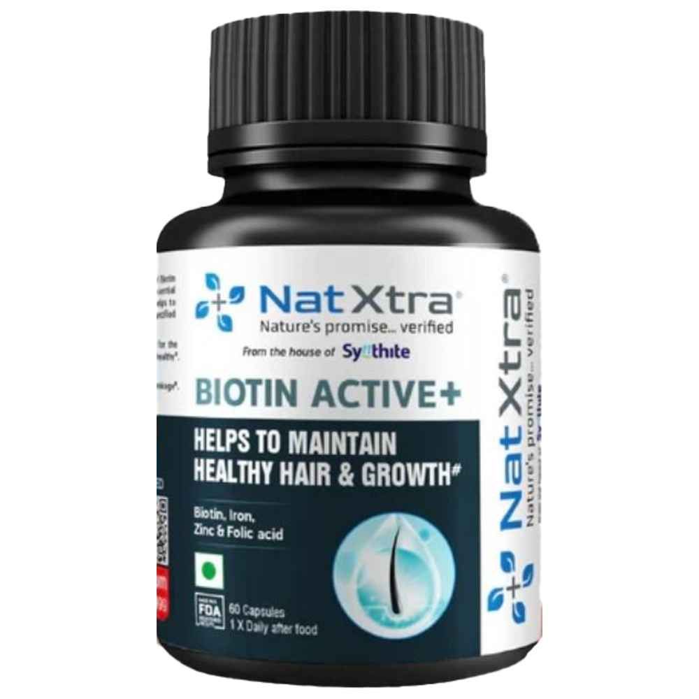Natxtra - Biotin Active+ Capsules - 60 Pcs