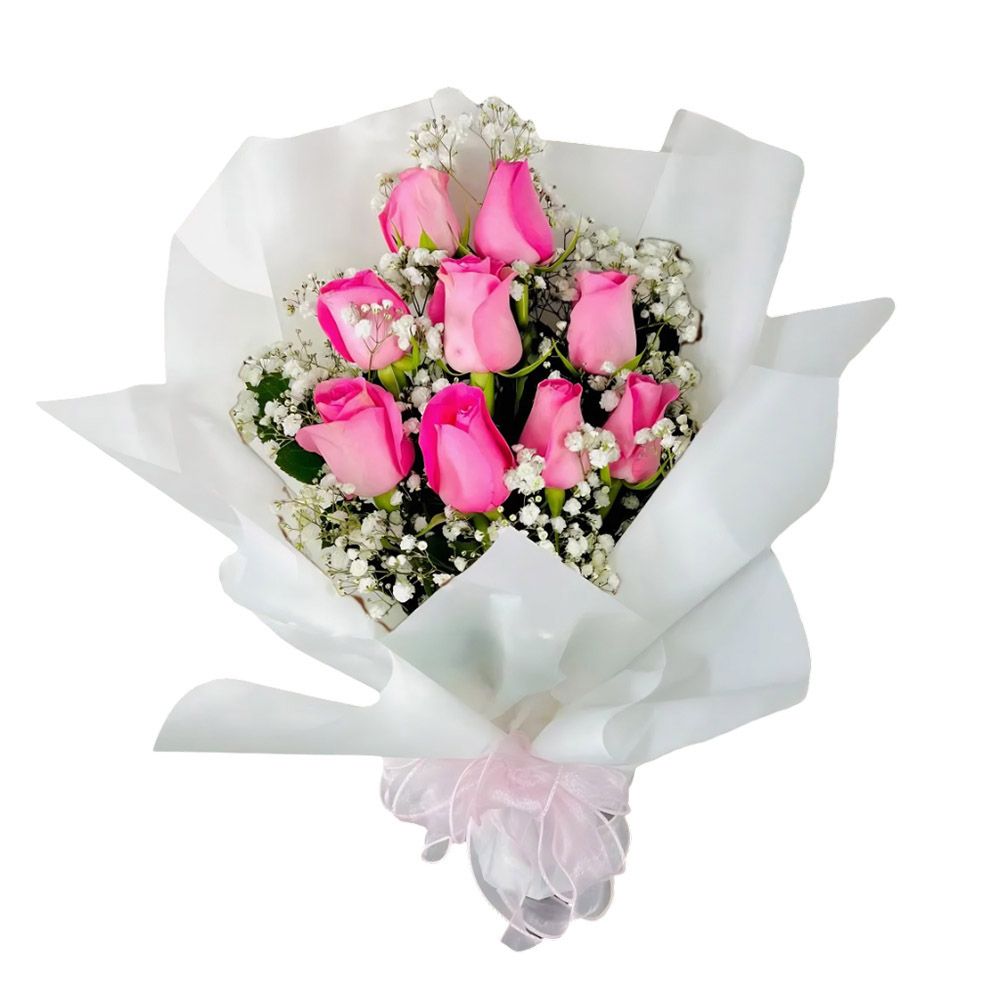 RR Luxury Flowers - Pink Simplicity Flower Bouquet